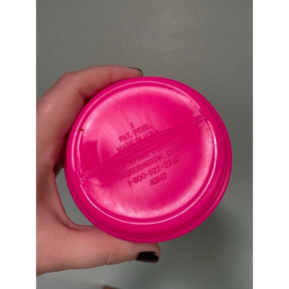 Vintage Pepsi Plastic Stinker Hot Pink Animal Tumbler with Lid and Straw‎ - Picture 9 of 12